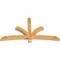 Ekena Millwork Davenport Rough Sawn Timber Gable Bracket, Western Red Cedar, 72"W x 39"H x 4"D x 4"F, 13/12 Pitch GBW072X39X0404DAV00RWR - alternate 2